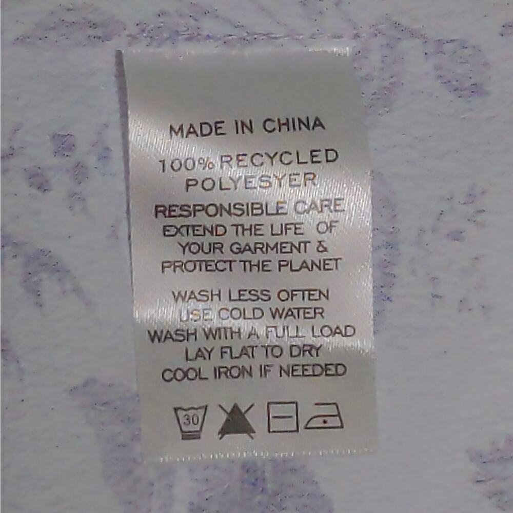 Hill House Simone Dress Lilac Tonal Floral XL New - Picture 10 of 13